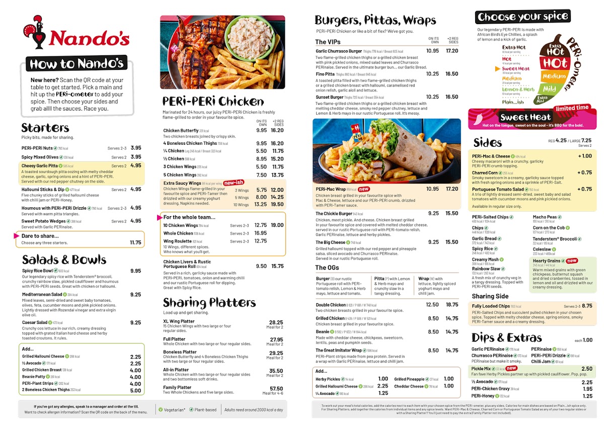 Menu Nando's Preston - Deepdale-2