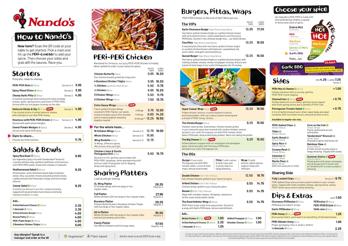 Menu Nando's Preston - Deepdale-3